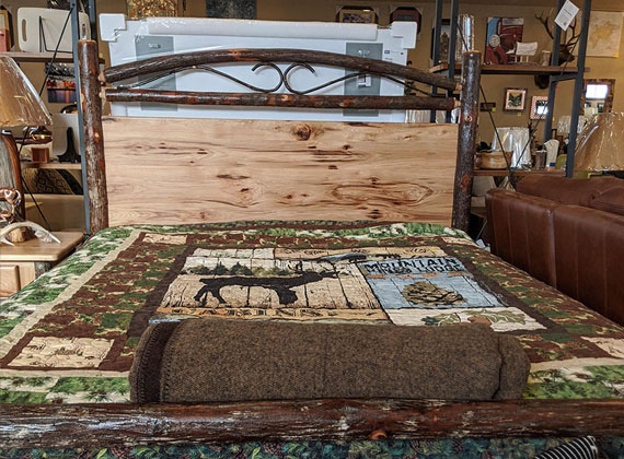 Amish Wood Custom Bed Frame