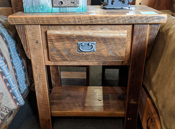 Amish Wood Bedroom Stand